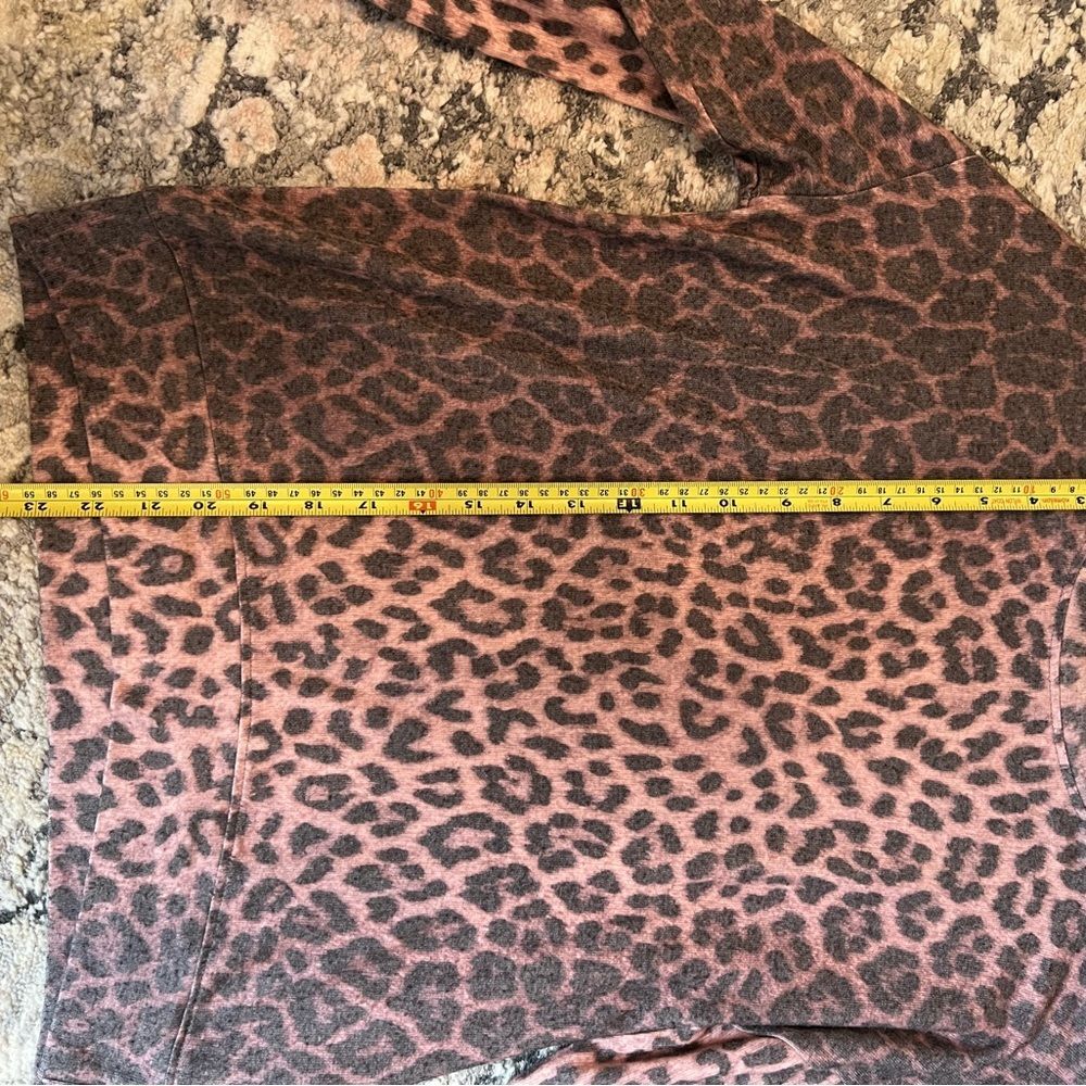 Sundry Long sleeve Leopard Print Sweater - Brown - Picture 3 of 4